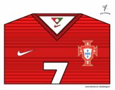 Camiseta del mundial de fútbol 2014 de Portugal