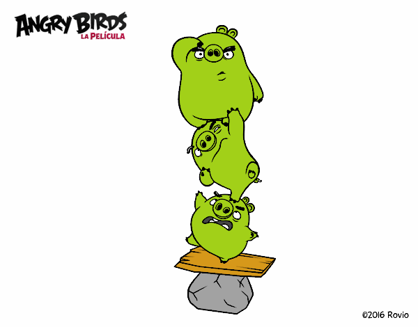 Cerdos verdes de Angry Birds