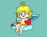 Cupido en una nube