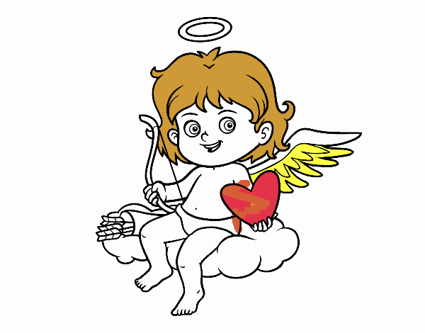 Cupido en una nube