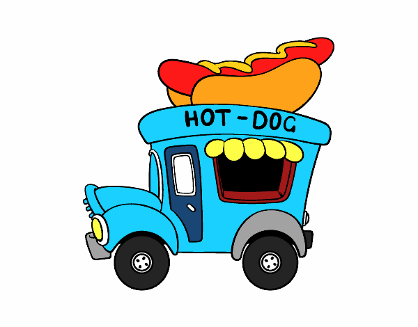 Food truck de perritos calientes