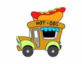 Food truck de perritos calientes