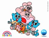 Gumball y amigos contentos