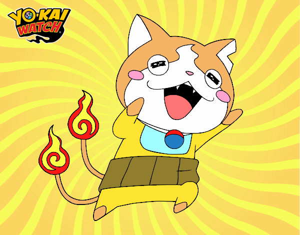 Jibanyan super feliz