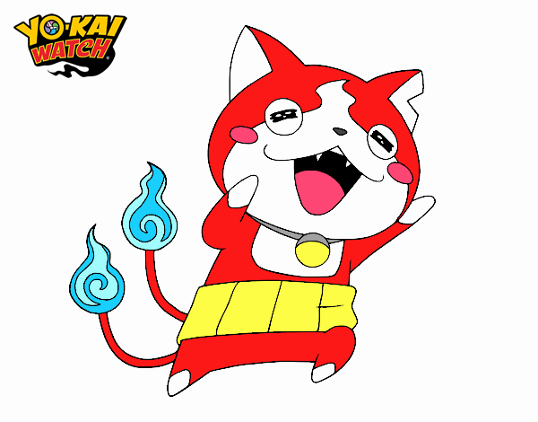 Jibanyan super feliz