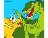 Lucha de dinosaurios