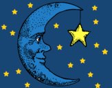 Luna y estrella