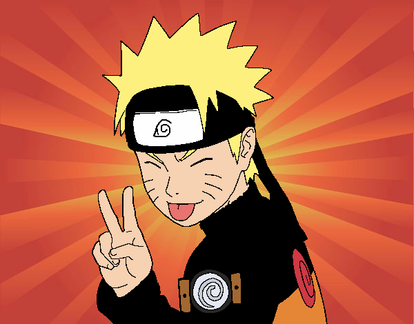 Naruto sacando lengua