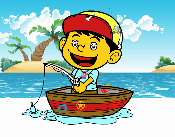 Niño pescando