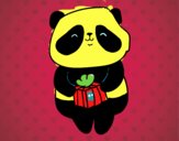 Panda con regalo