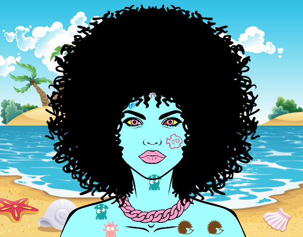 Peinado afro