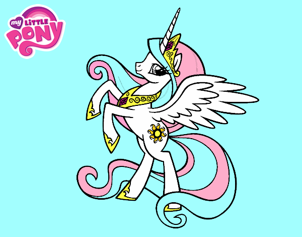 my    little    pony  princesa    celestia