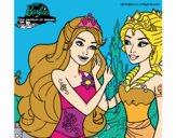 Barbie se despiede de la reina sirena