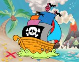 Barco de piratas