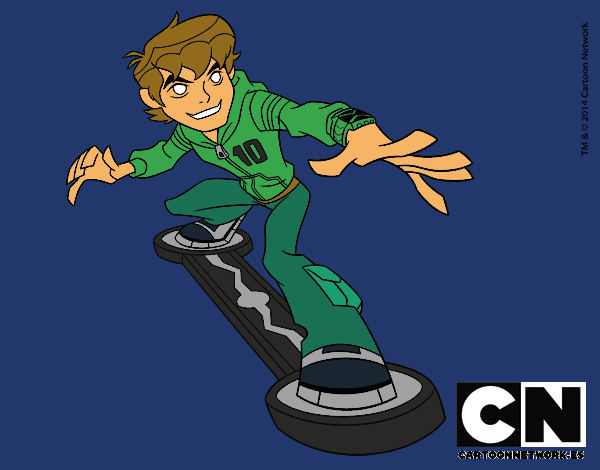 Ben 10 skateboard