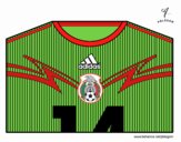 Camiseta del mundial de fútbol 2014 de México