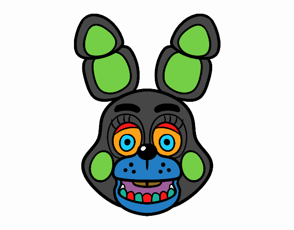 Cara de Toy Bonnie de Five Nights at Freddy's