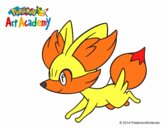 Fennekin corriendo