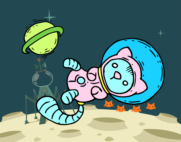 Gatito astronauta