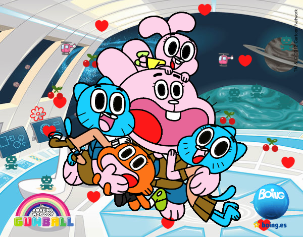 Gumball y amigos contentos