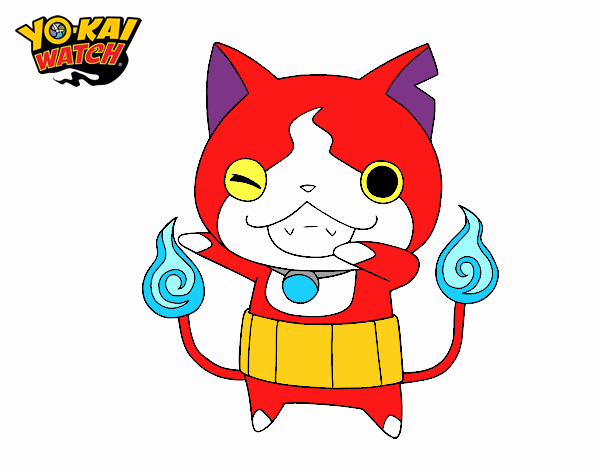 Jibanyan guiñando el ojo