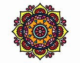 Dibujo Mandala para relajarse pintado por aligj