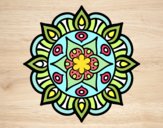 Dibujo Mandala vida vegetal pintado por AleMP