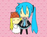 Miku y Kasane Chibi