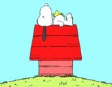 Snoopy durmiendo