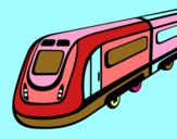 Dibujo Tren de alta velocidad pintado por BRANDOFOL
