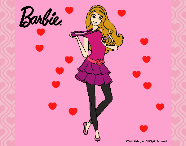 Barbie y su mascota