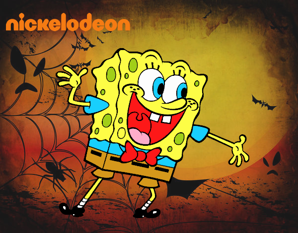 Bob Esponja saludando