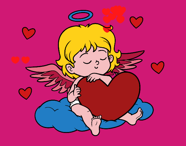 Cupido con corazón