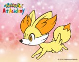 Fennekin corriendo