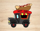 Food truck de perritos calientes