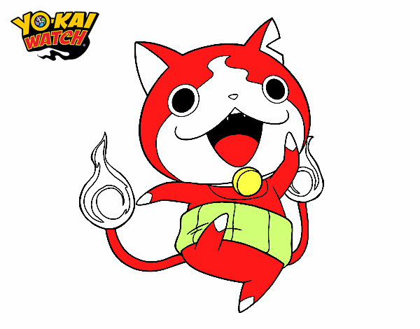 Jibanyan saltando