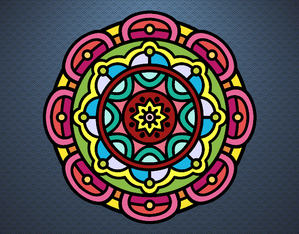 Mandala para la relajación mental