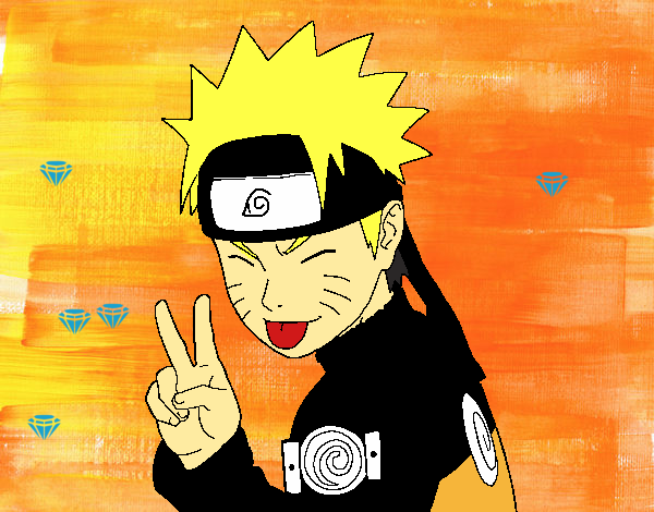 Naruto sacando lengua