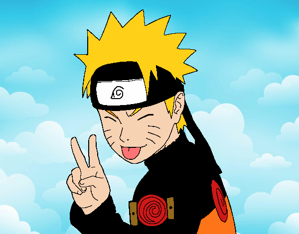 Naruto sacando lengua