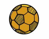 Dibujo Balón de fútbol pintado por fiorellamo