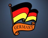 Dibujo Bandera de Alemania pintado por salomerua