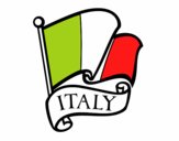 Dibujo Bandera de Italia pintado por fiorellamo