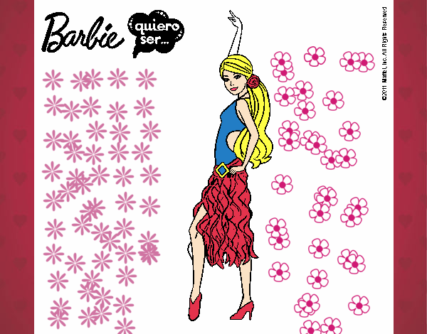 Barbie flamenca