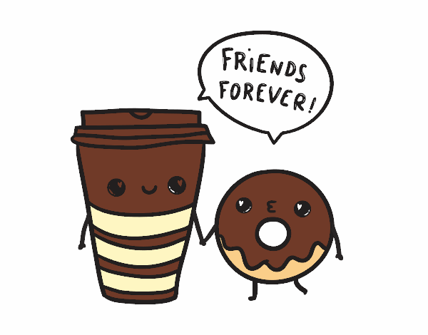 Café y donut