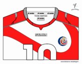 Camiseta del mundial de fútbol 2014 de Costa Rica