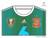 Camiseta del mundial de fútbol 2014 de España