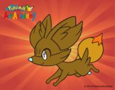 Fennekin corriendo