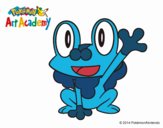 Froakie saludando