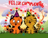 Gatos de cumpleaños