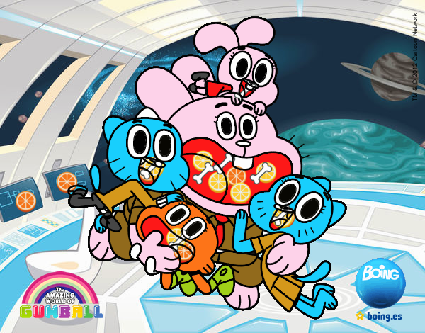 Gumball y amigos contentos